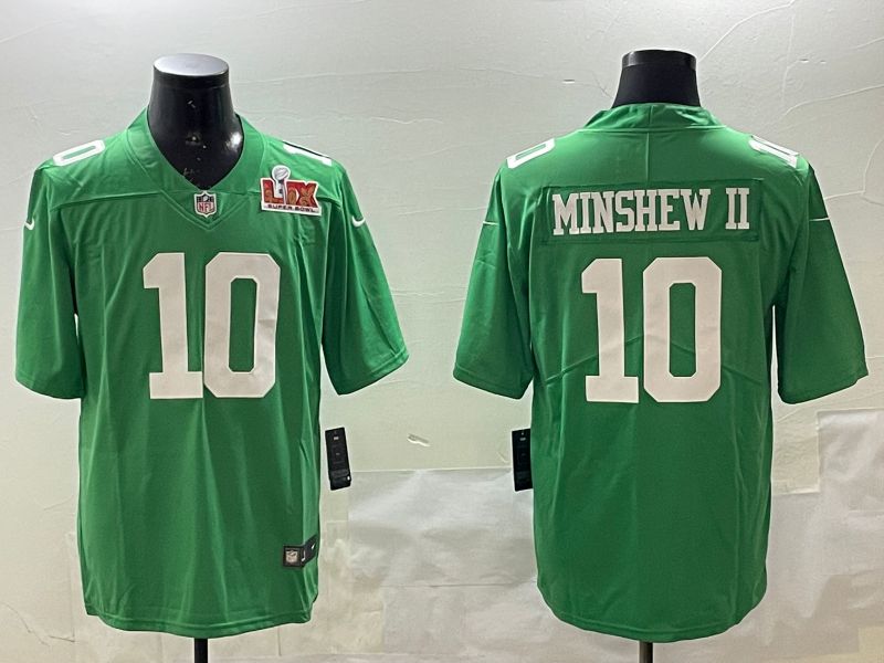 Men Philadelphia Eagles #10 Minshew ii Green Throwback 2025 Nike Vapor Limited NFL Jersey style 2->philadelphia eagles->NFL Jersey